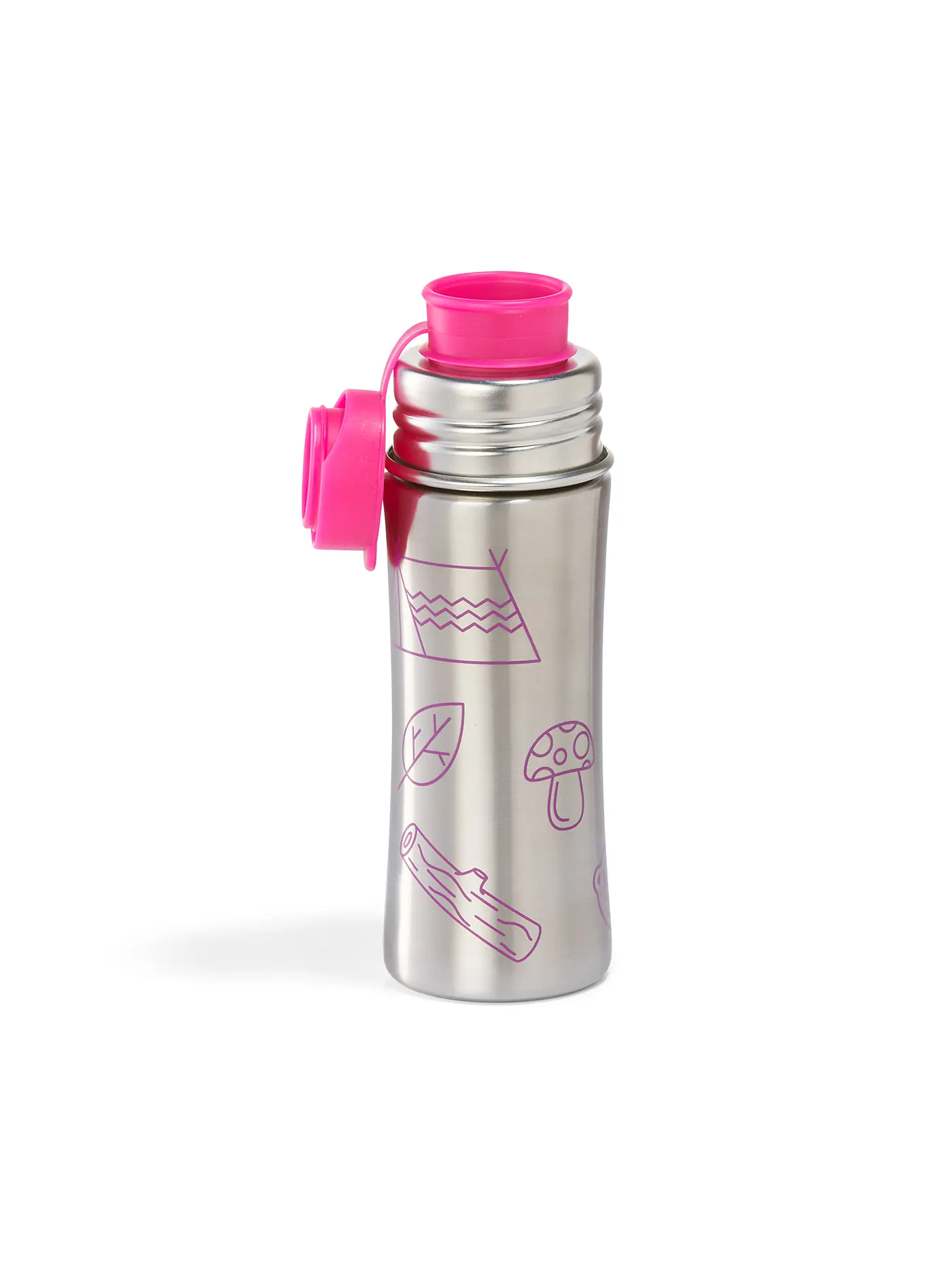 AFFENZAHN | Trinkflasche "Koala" 0,33l (Edelstahl) | pink